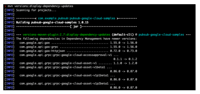 maven-update-dependencies-automatically-mend